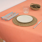 Mantel de tela jacquard Maglia Liso Naranja