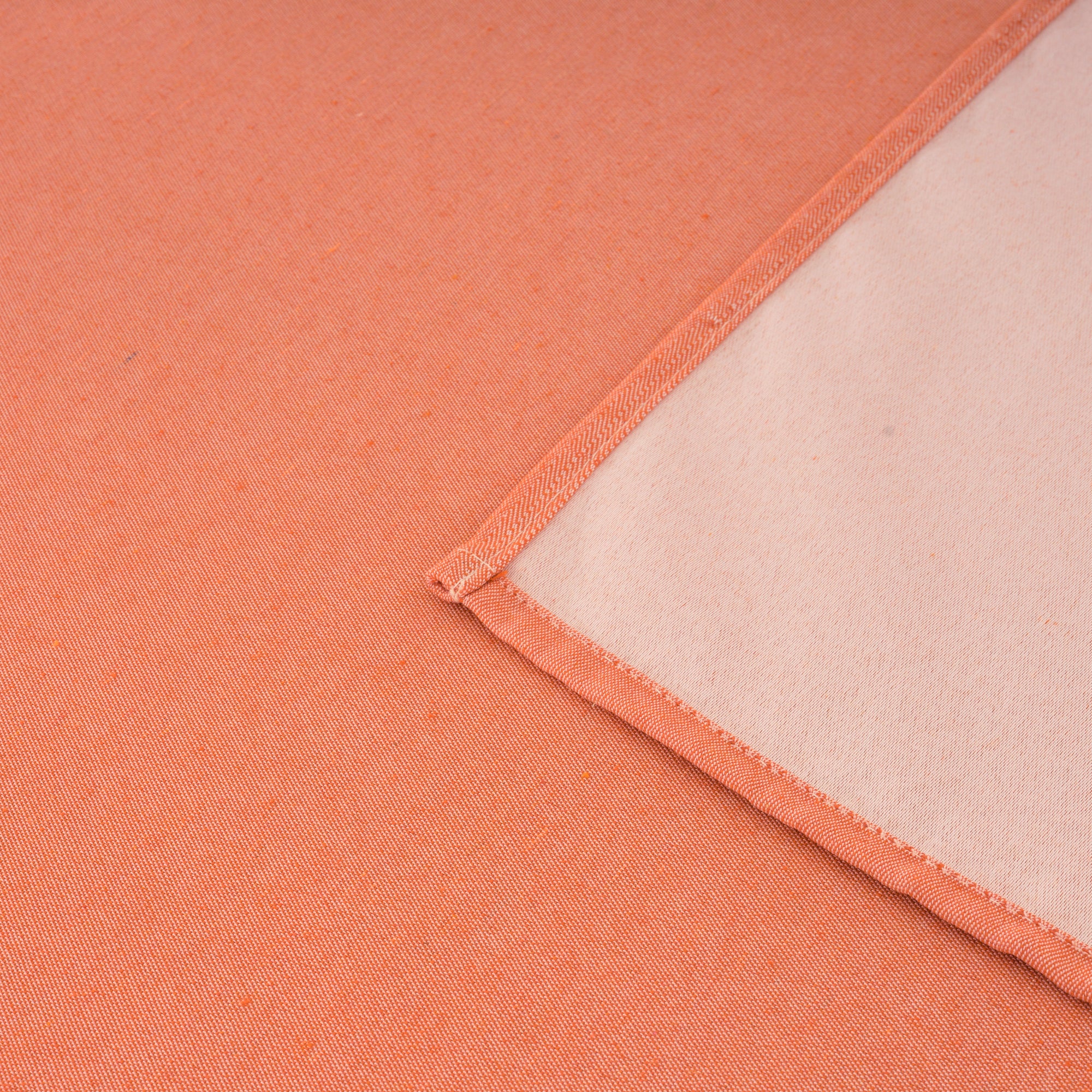 Mantel de tela jacquard Maglia Liso Naranja