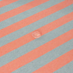 Mantel de tela jacquard Maglia Raya Naranja y Agua