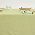 Mantel de tela jacquard Maglia Liso Pistacho