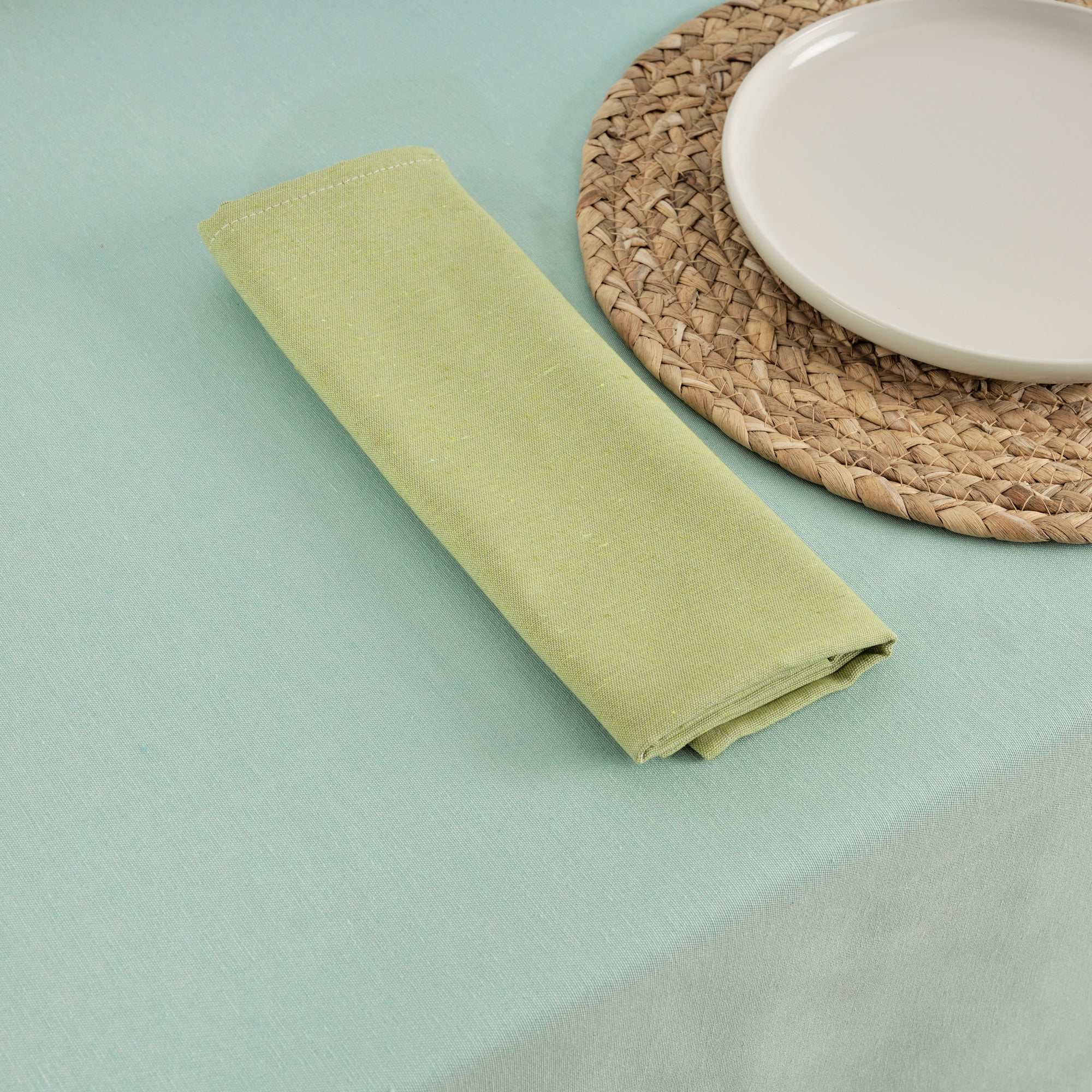 Pack 2 unidades servilletas Maglia Liso Pistacho 45x45 cm