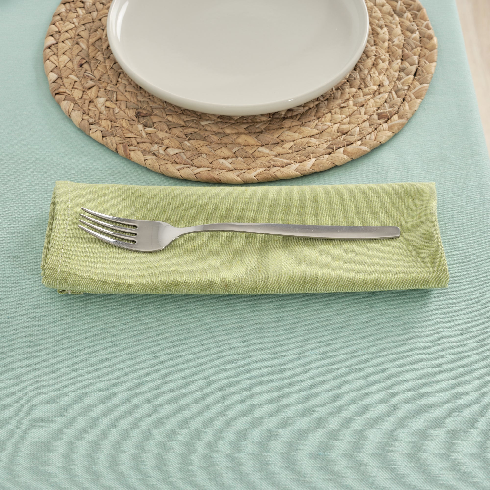 Pack 2 unidades servilletas Maglia Liso Pistacho 45x45 cm