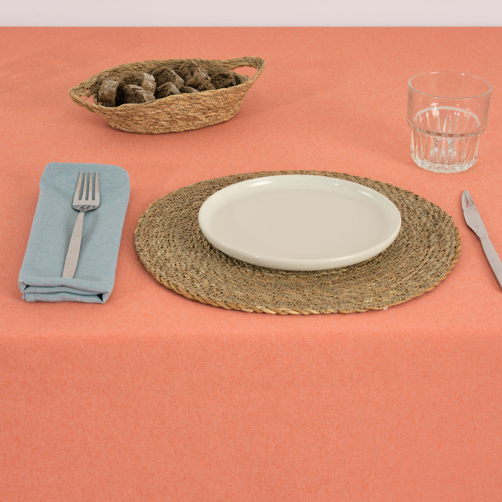 Pack 2 unidades servilletas Maglia Liso Agua 45x45 cm