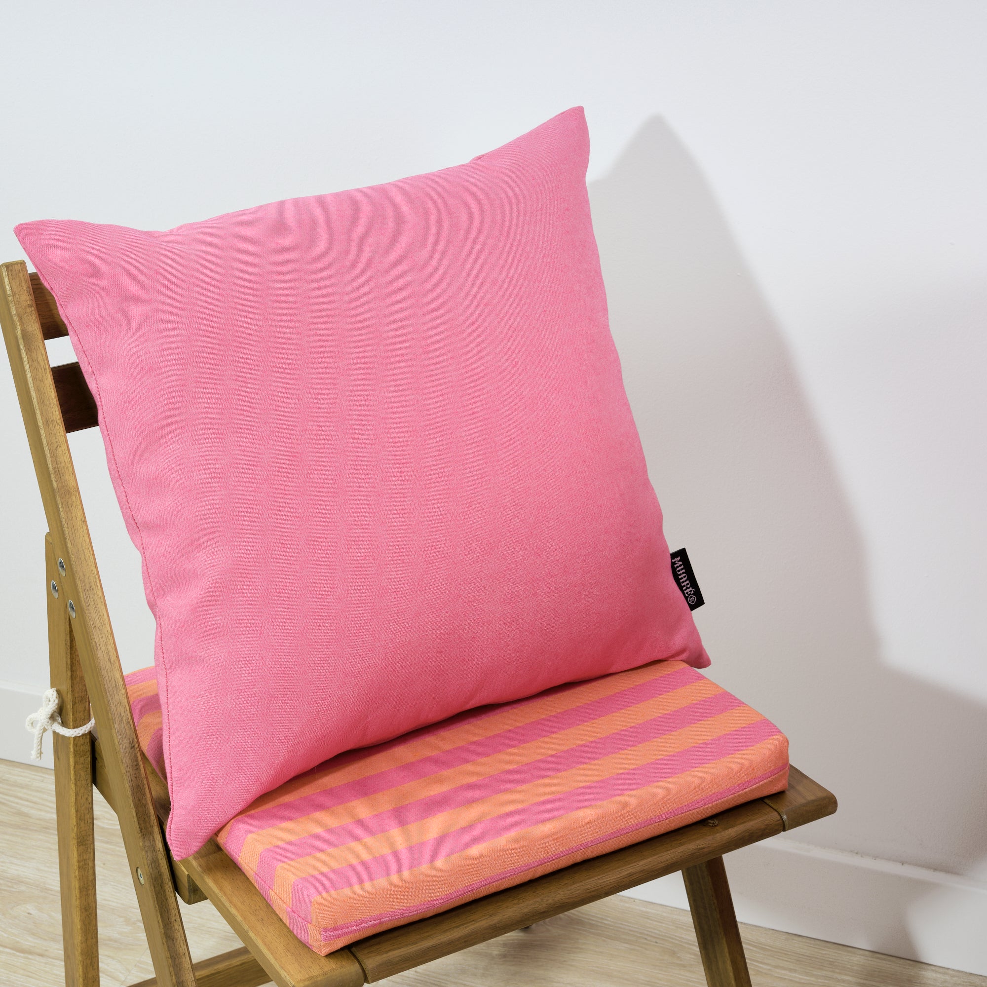 Funda de cojín Maglia Liso Fucsia 50x50 cm