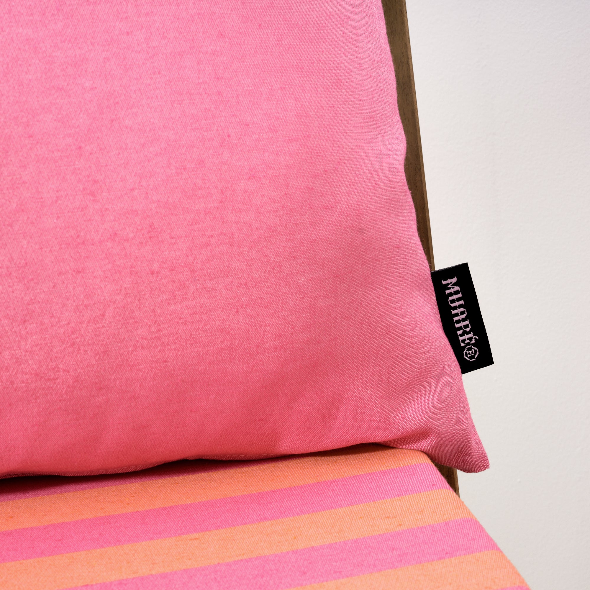 Funda de cojín Maglia Liso Fucsia 50x50 cm