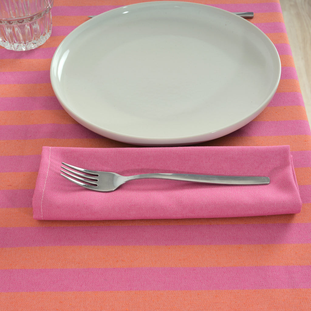 Pack 2 unidades servilletas Maglia Liso Fucsia 45x45 cm