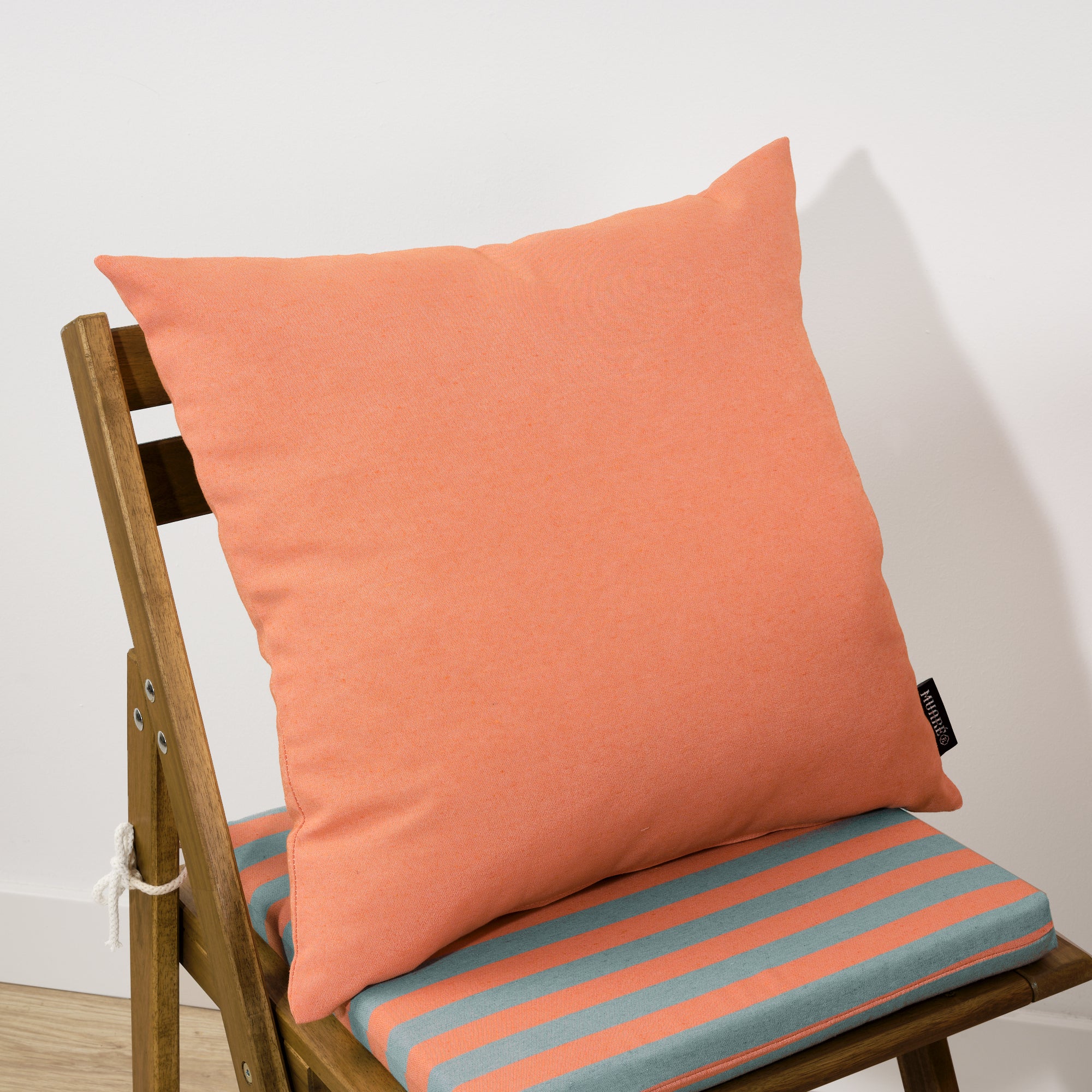 Funda de cojín Maglia Liso Naranja 50x50 cm