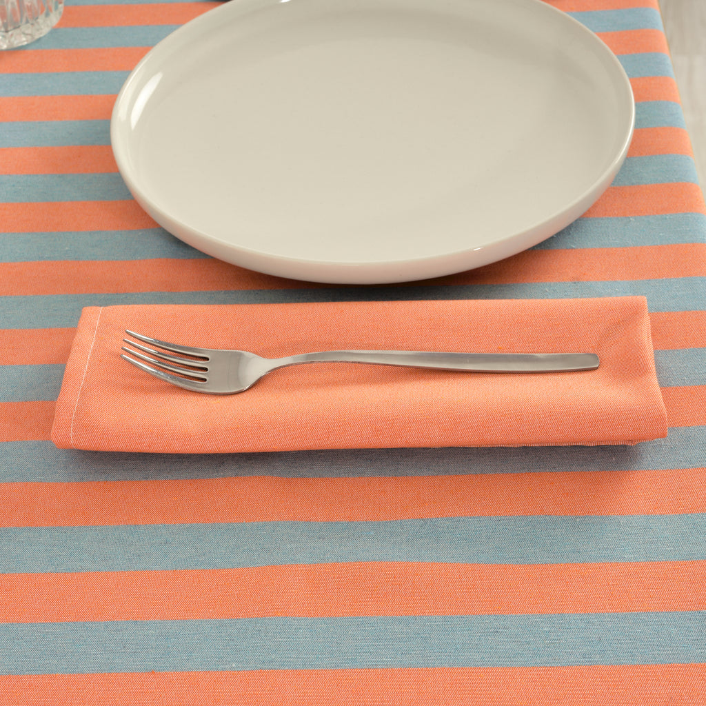 Pack 2 unidades servilletas Maglia Liso Naranja 45x45 cm