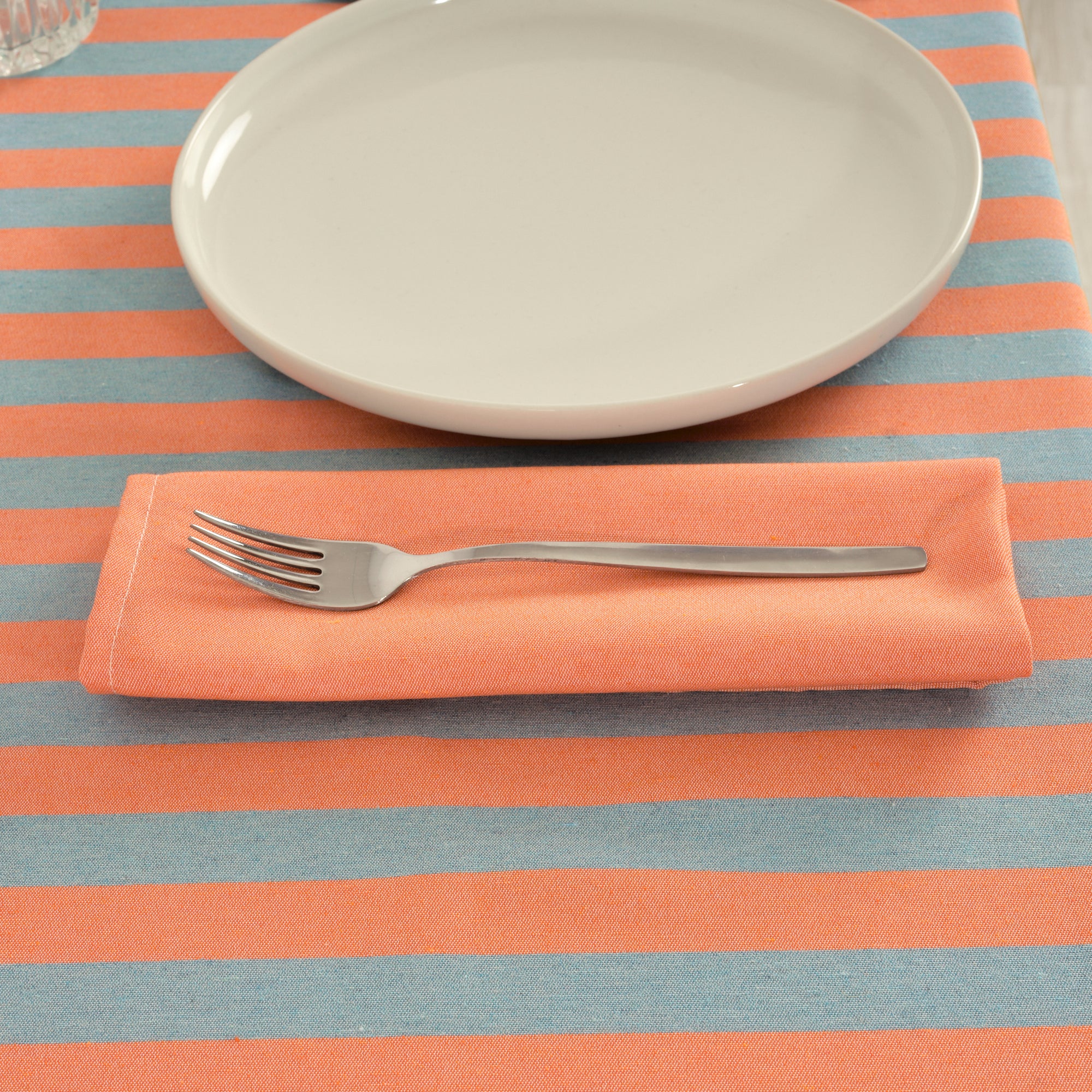 Pack 2 unidades servilletas Maglia Liso Naranja 45x45 cm