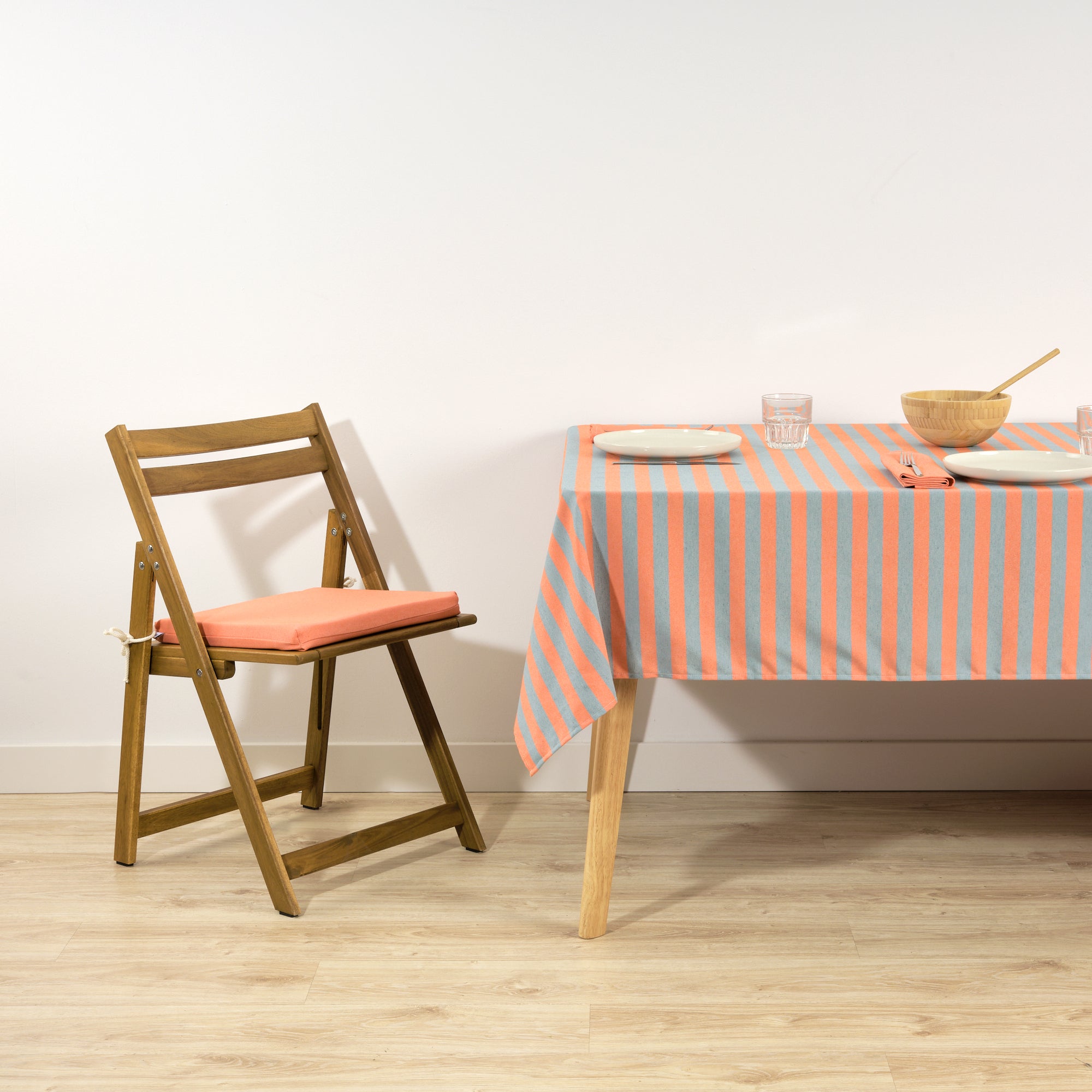 Pack 2 unidades servilletas Maglia Liso Naranja 45x45 cm
