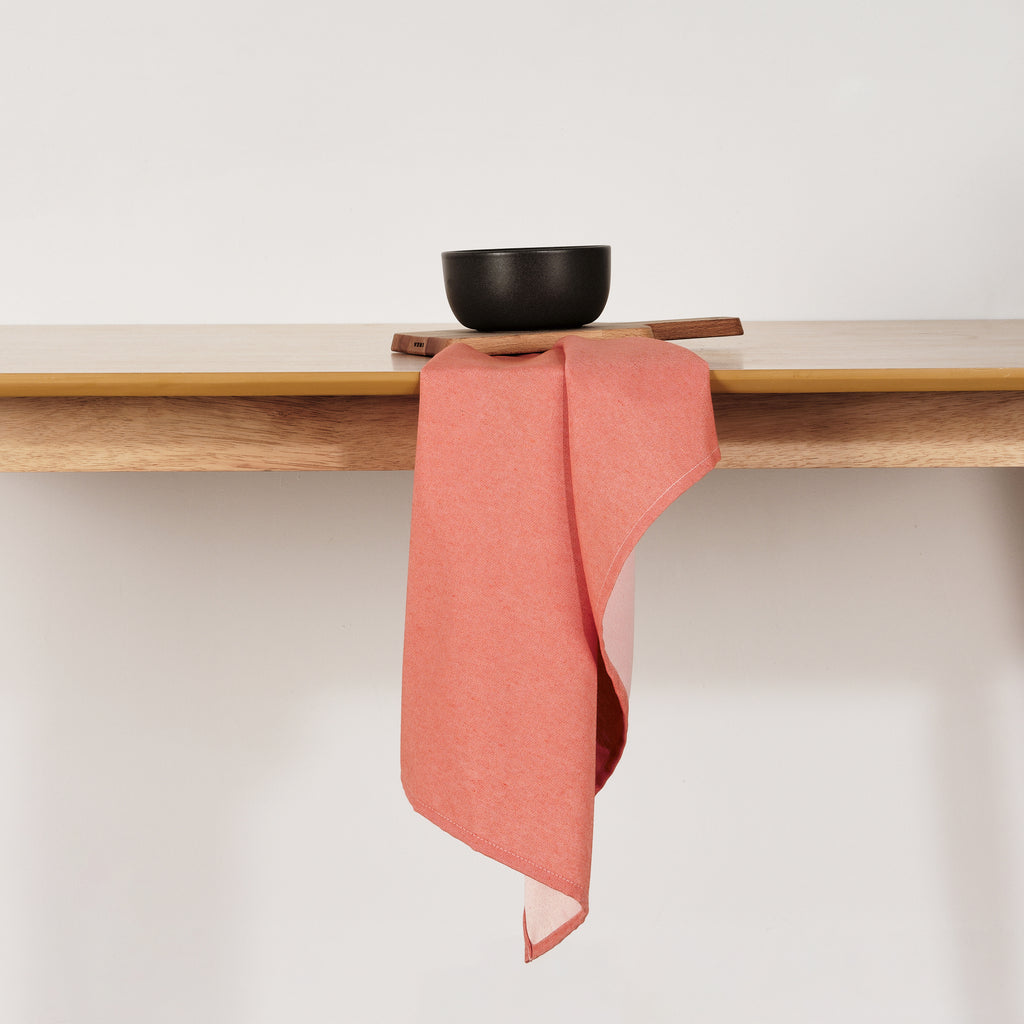 Paño de cocina Maglia Liso Naranja 45x70 cm