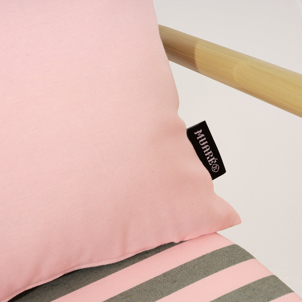 Funda de cojín Maglia Liso Rosa 30x50 cm