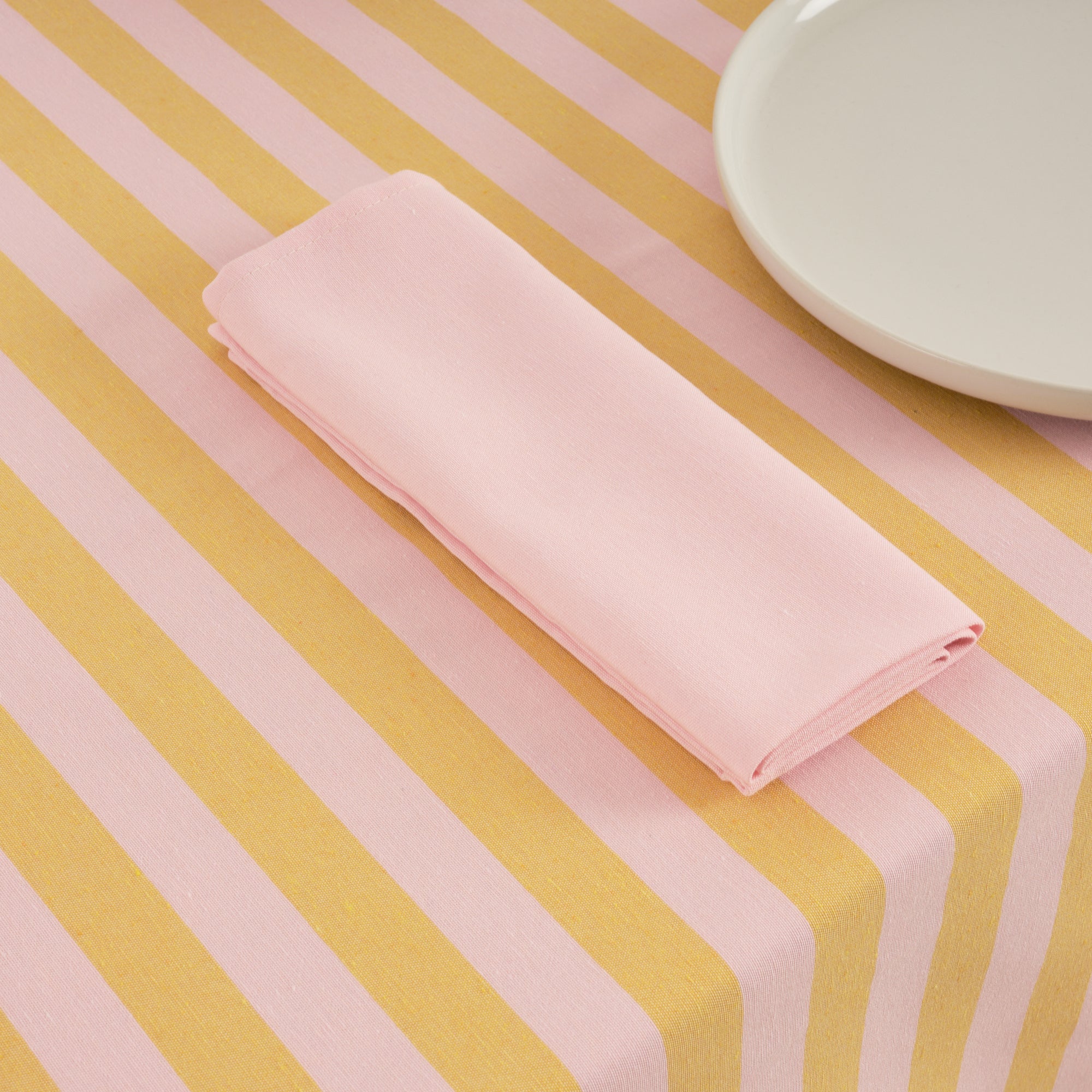 Pack 2 unidades servilletas Maglia Liso Rosa 45x45 cm