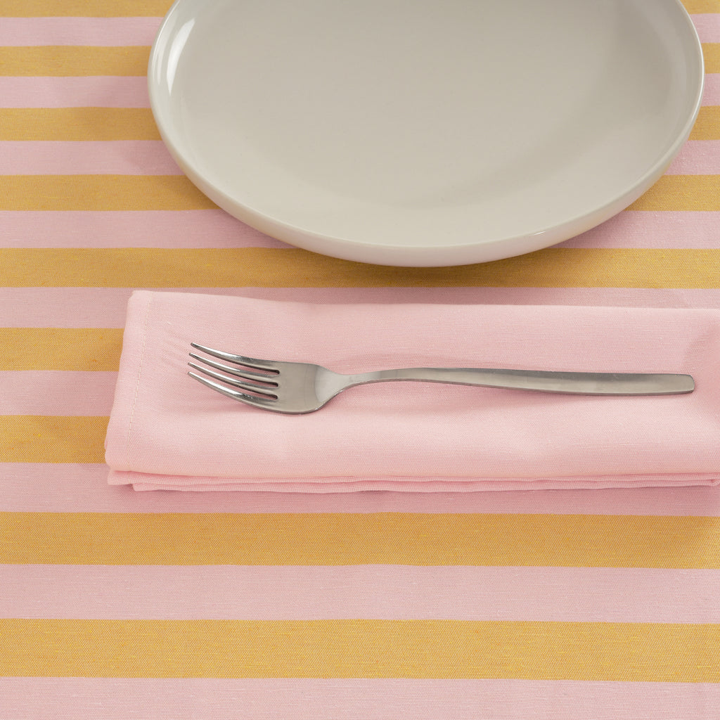 Pack 2 unidades servilletas Maglia Liso Rosa 45x45 cm