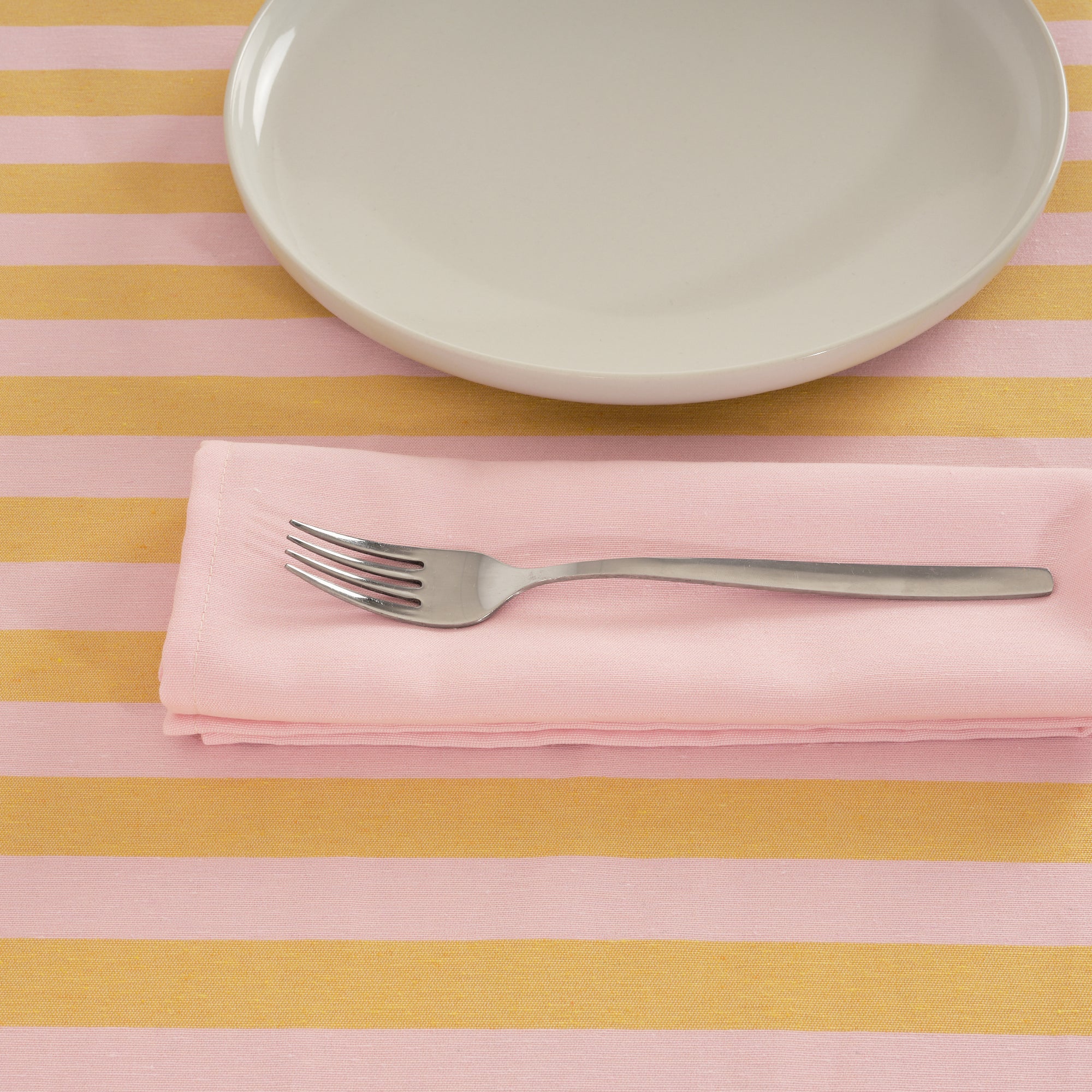 Pack 2 unidades servilletas Maglia Liso Rosa 45x45 cm