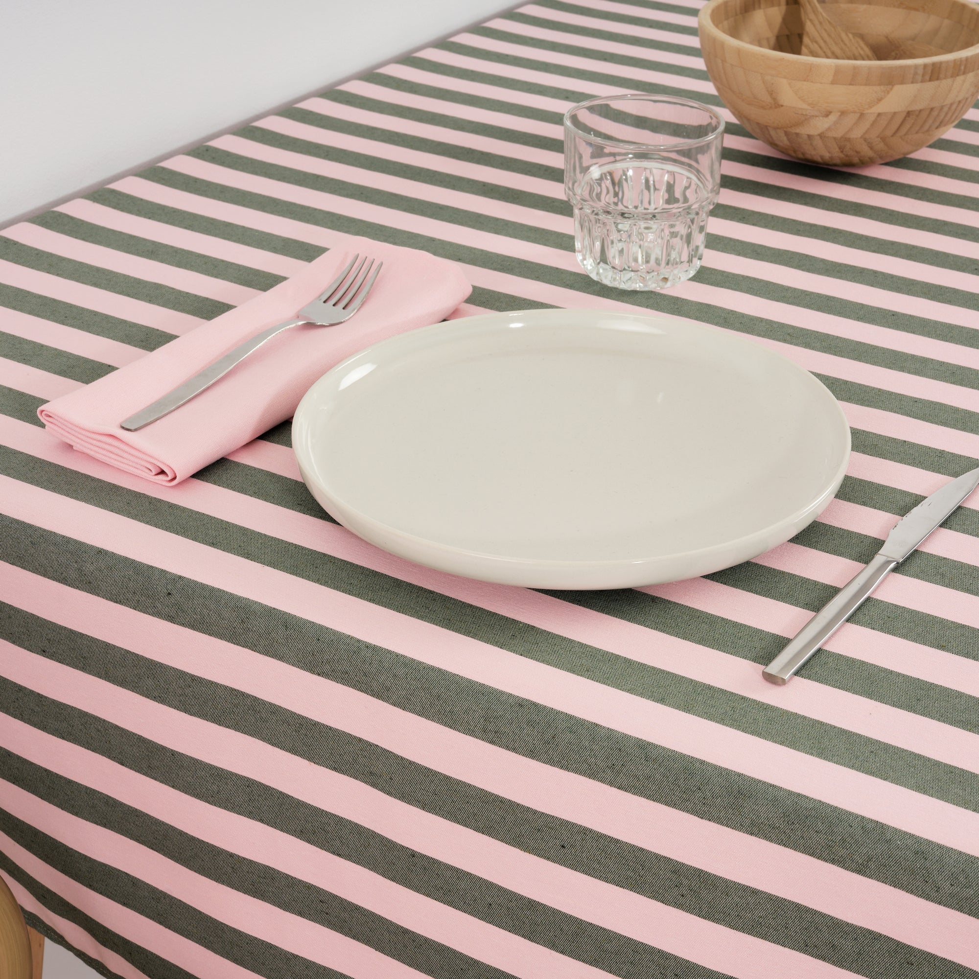 Pack 2 unidades servilletas Maglia Liso Rosa 45x45 cm