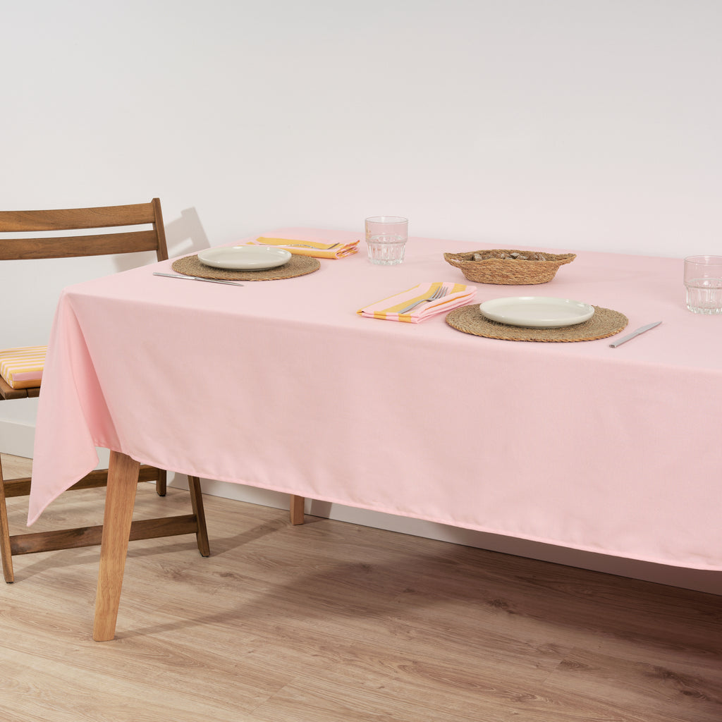 Pack 2 unidades servilletas Maglia Raya Rosa y Yema 45x45 cm