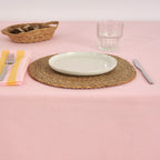 Pack 2 unidades servilletas Maglia Raya Rosa y Yema 45x45 cm