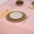 Pack 2 unidades servilletas Maglia Raya Rosa y Yema 45x45 cm