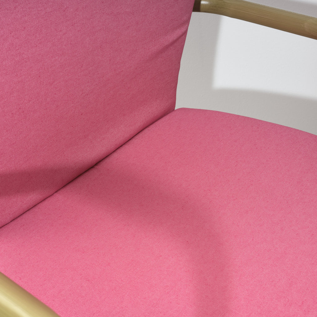 Cojín para silla de exterior Maglia Liso Fucsia 48x90 cm