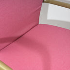 Cojín para silla de exterior Maglia Liso Fucsia 48x90 cm