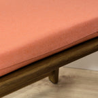 Cojín para asiento acolchado Maglia Liso Naranja 40x40x5 cm