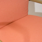 Cojín para silla de exterior Maglia Liso Naranja 48x90 cm