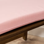 Cojín para asiento acolchado Maglia Liso Rosa 40x40x5 cm