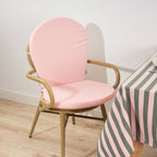 Cojín para silla de exterior Maglia Liso Rosa 48x90 cm
