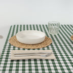Mantel Vichy impermeable antimanchas Verde tacto tela