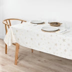 Mantel de tela jacquard hilo dorado PSC4736A