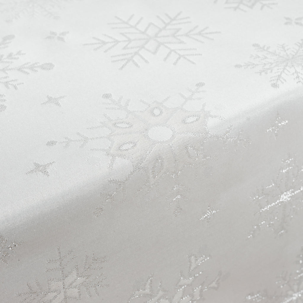 Mantel de tela jacquard hilo plateado PSC4821