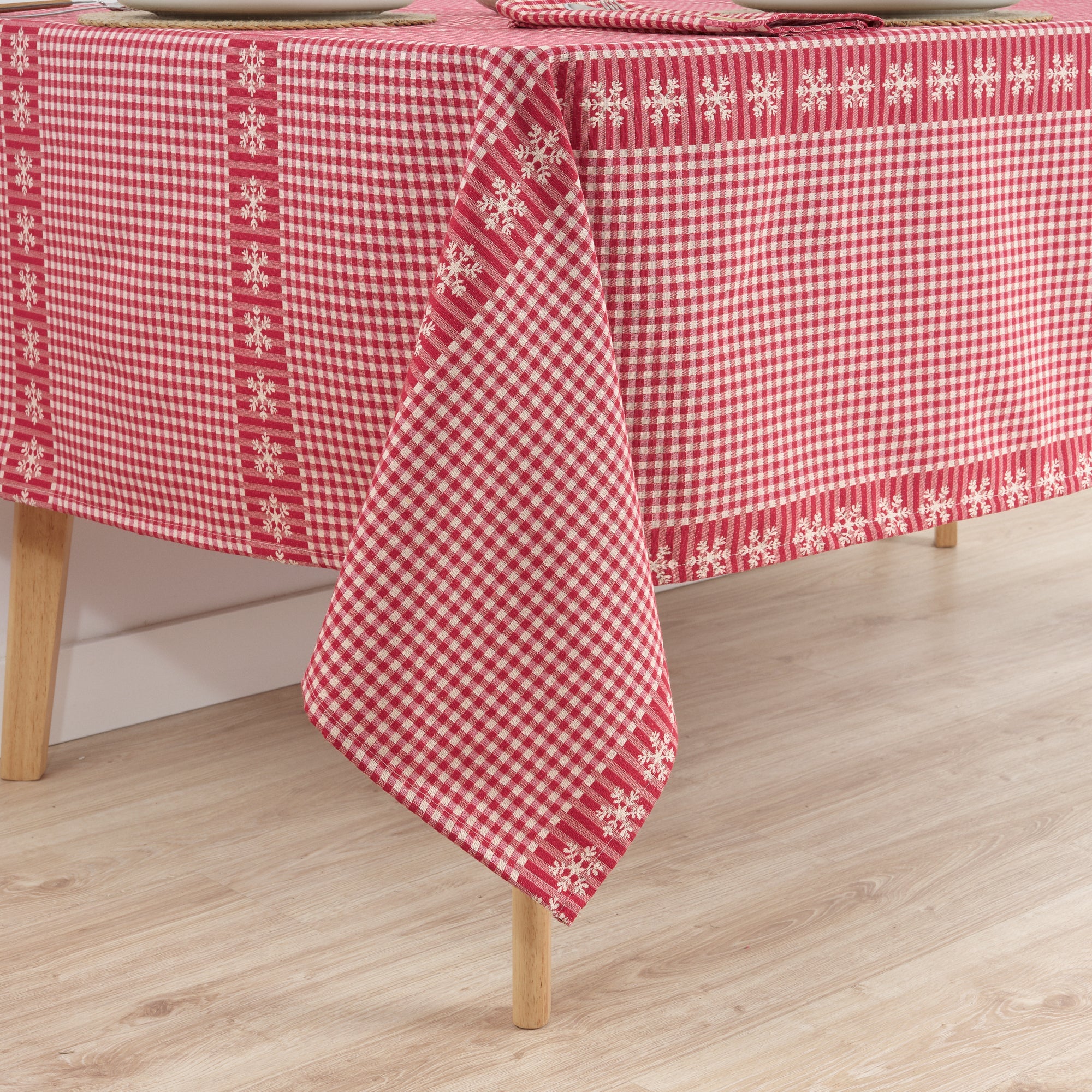 Mantel antimanchas reversible jacquard 33739B
