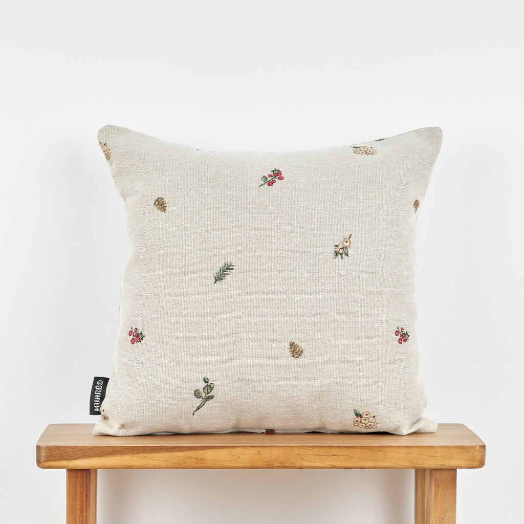 Funda de cojín jacquard 45x45 cm 33713B