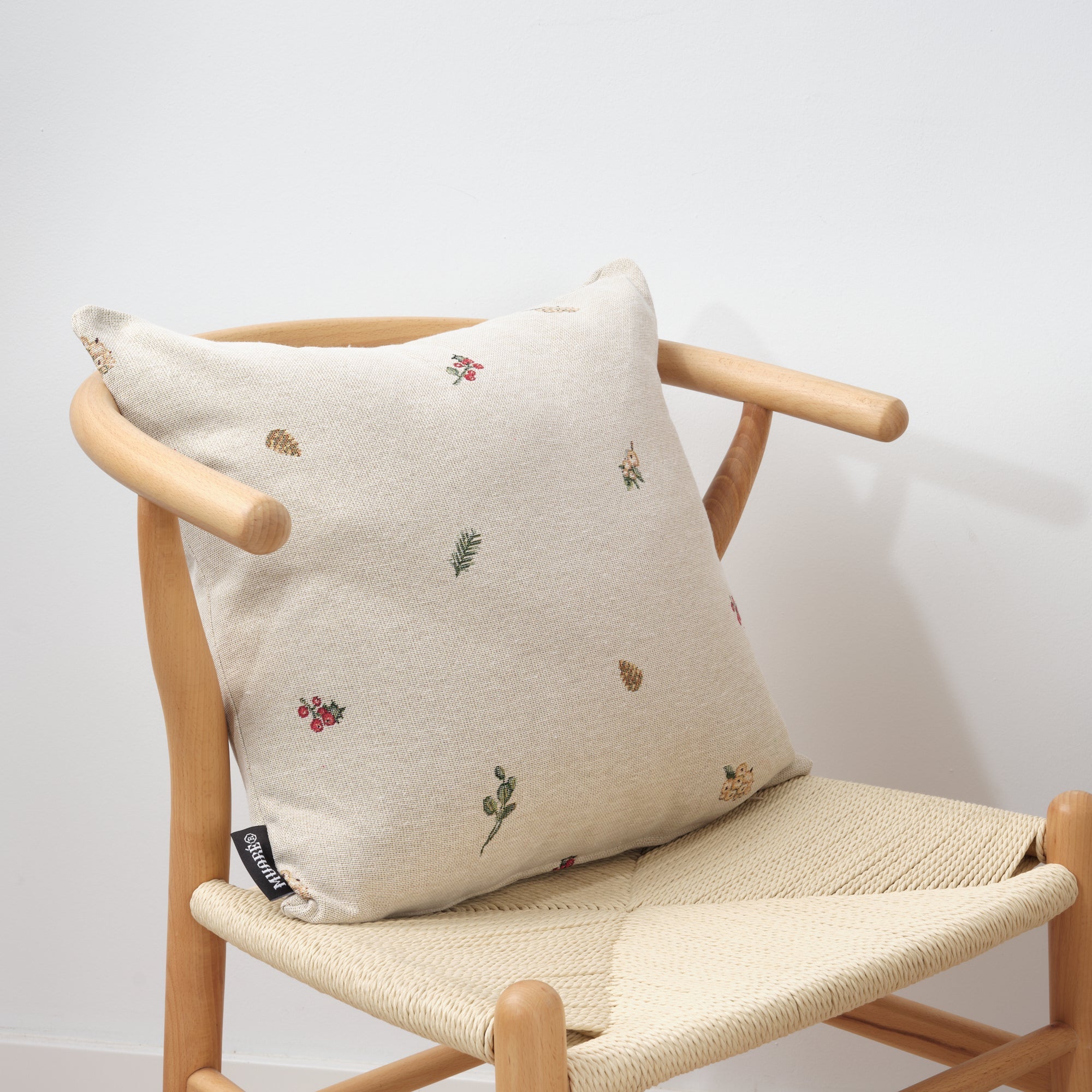Funda de cojín jacquard 45x45 cm 33713B