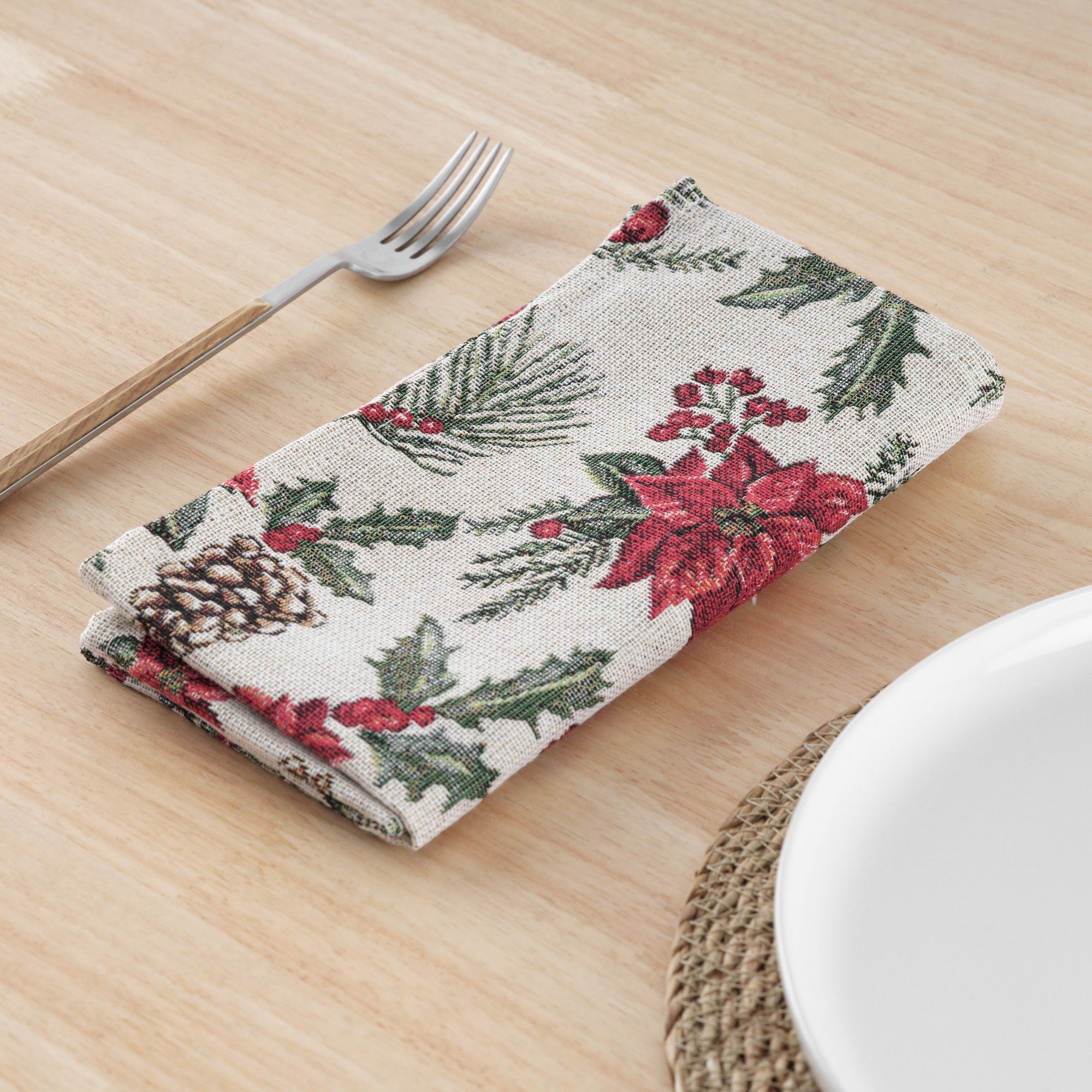 Pack de 2 unidades servilleta jacquard 33720 45x45 cm