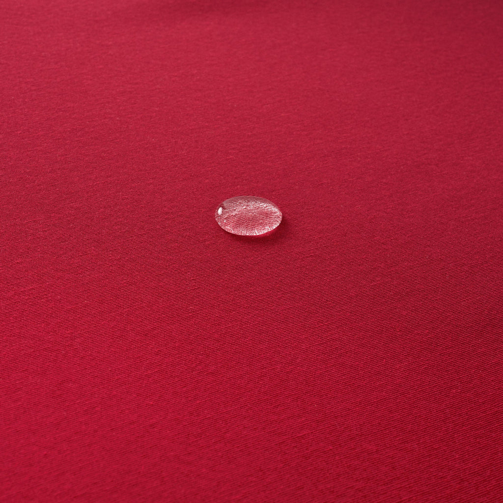 Mantel antimanchas reversible jacquard LISO ROJO