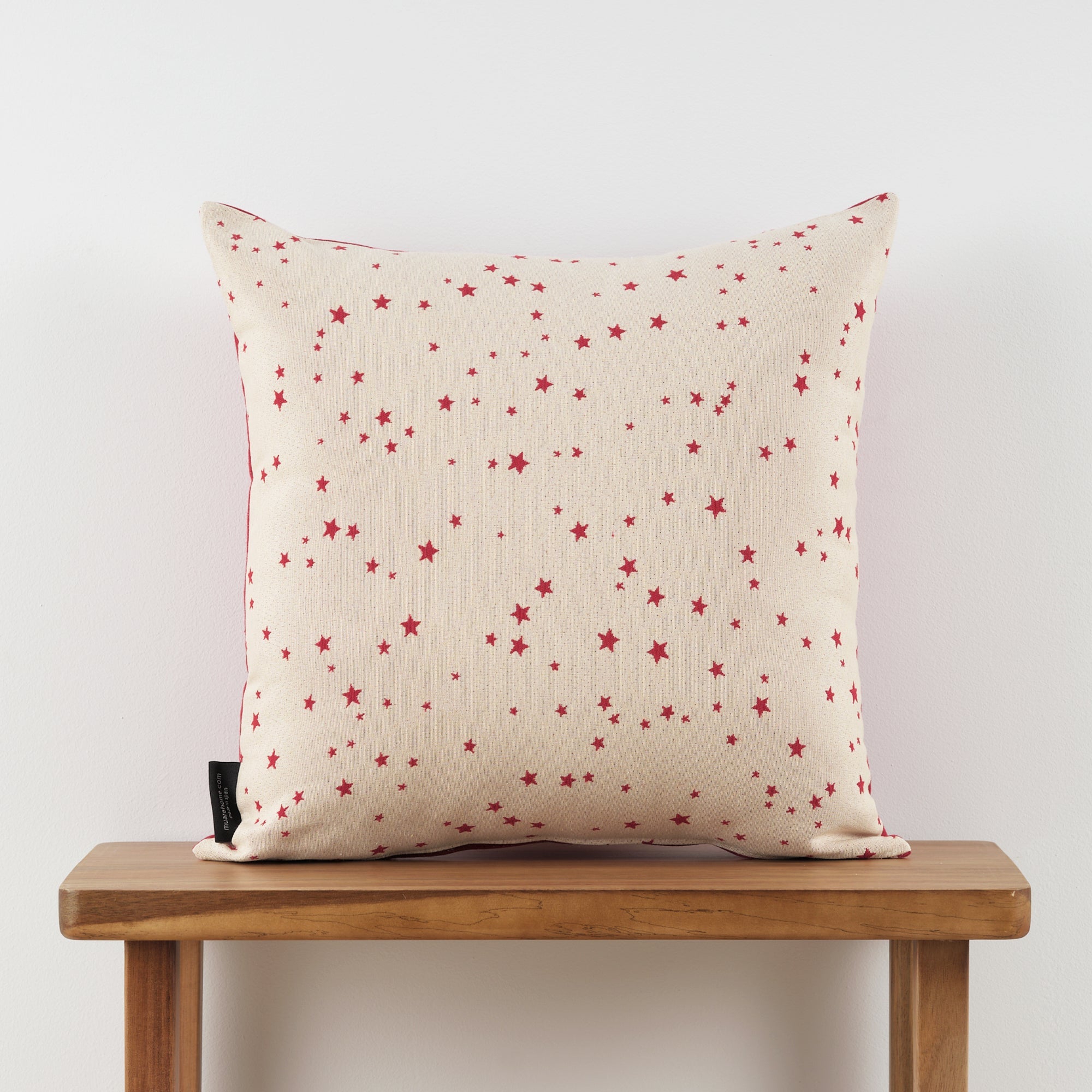 Funda de cojín jacquard reversible 45x45 cm 33741