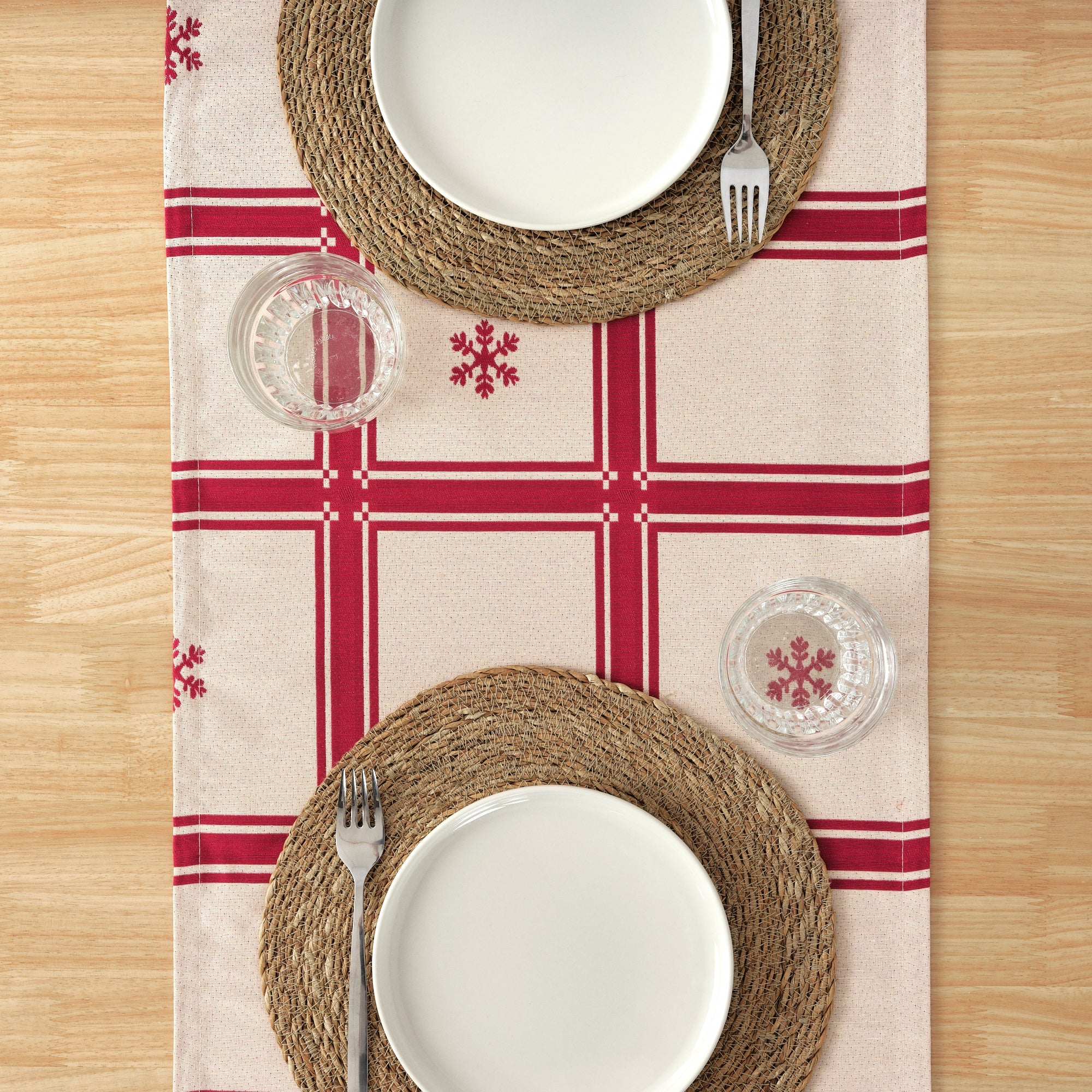 Camino de mesa jacquard reversible 33742E 45x140 cm