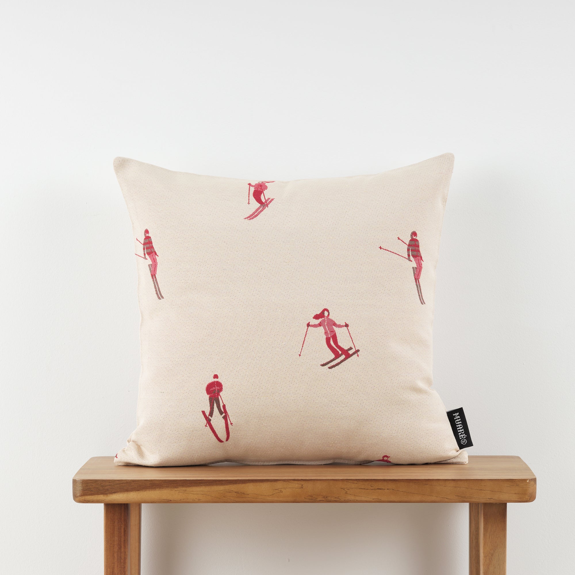 Funda de cojín jacquard reversible 45x45 cm 33745B