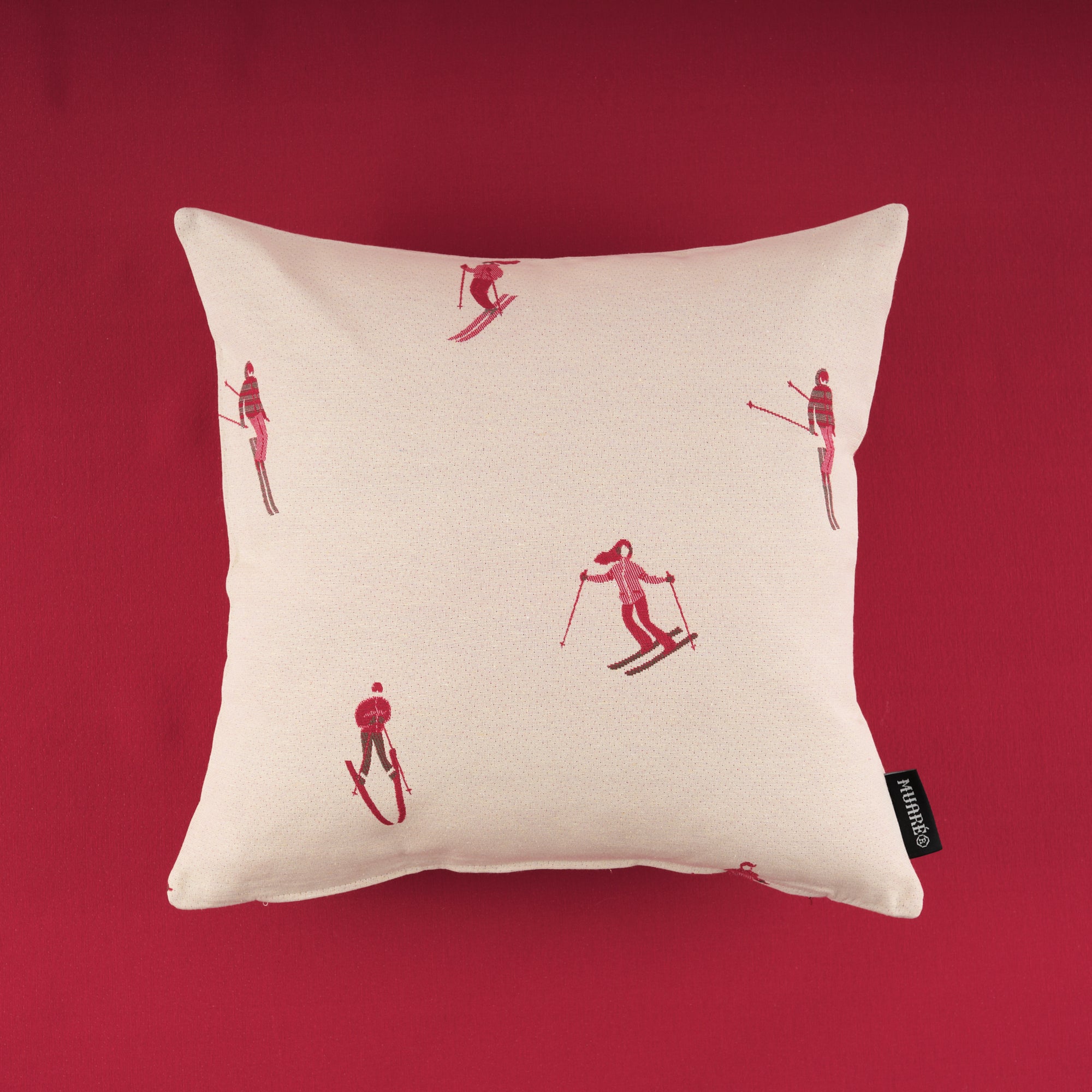 Funda de cojín jacquard reversible 45x45 cm 33745B