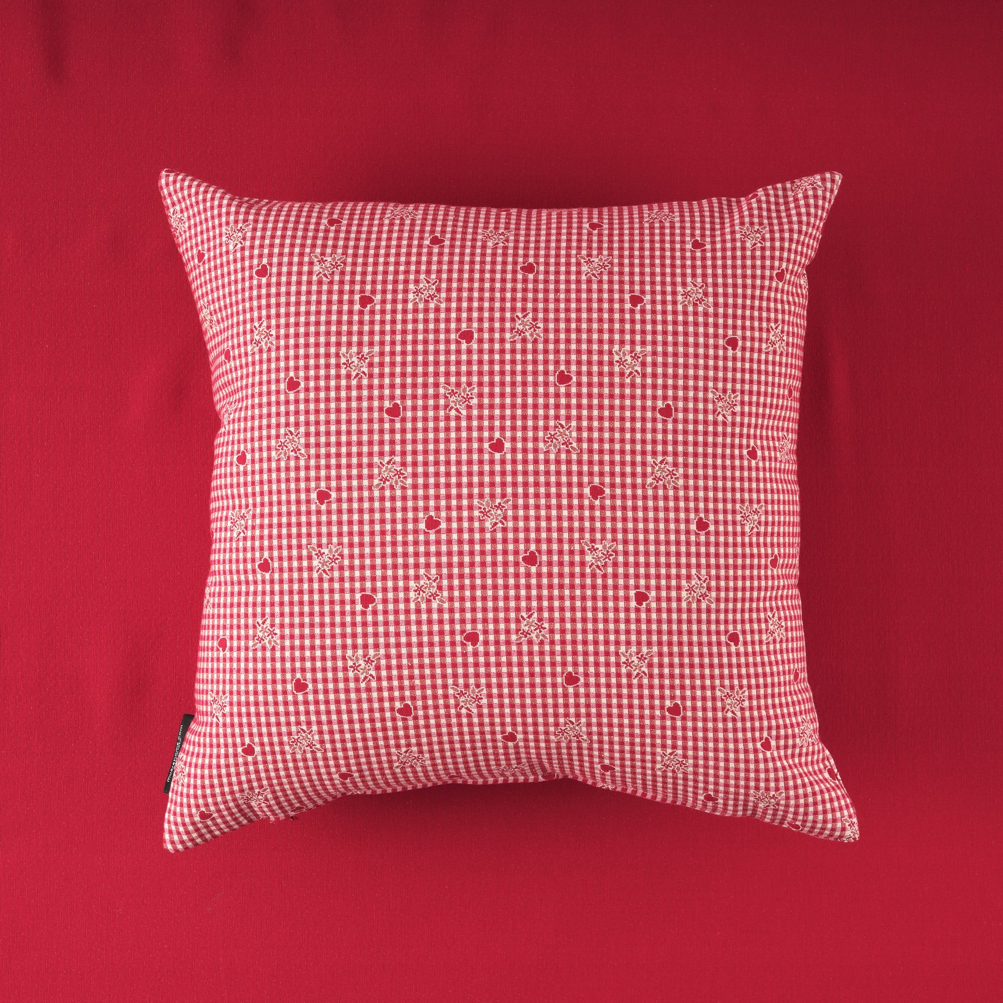 Funda de cojín jacquard reversible 45x45 cm 33785