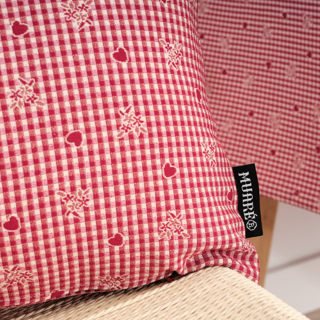 Funda de cojín jacquard reversible 45x45 cm 33785