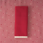 Pack de 2 unidades servilleta jacquard reversible LISO ROJO 45x45 cm