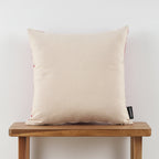 Funda de cojín jacquard reversible 45x45 cm LISO ROJO