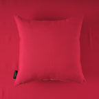 Funda de cojín jacquard reversible 45x45 cm LISO ROJO