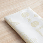 Pack de 2 unidades servilleta jacquard hilo dorado PSC4732A 45x45 cm