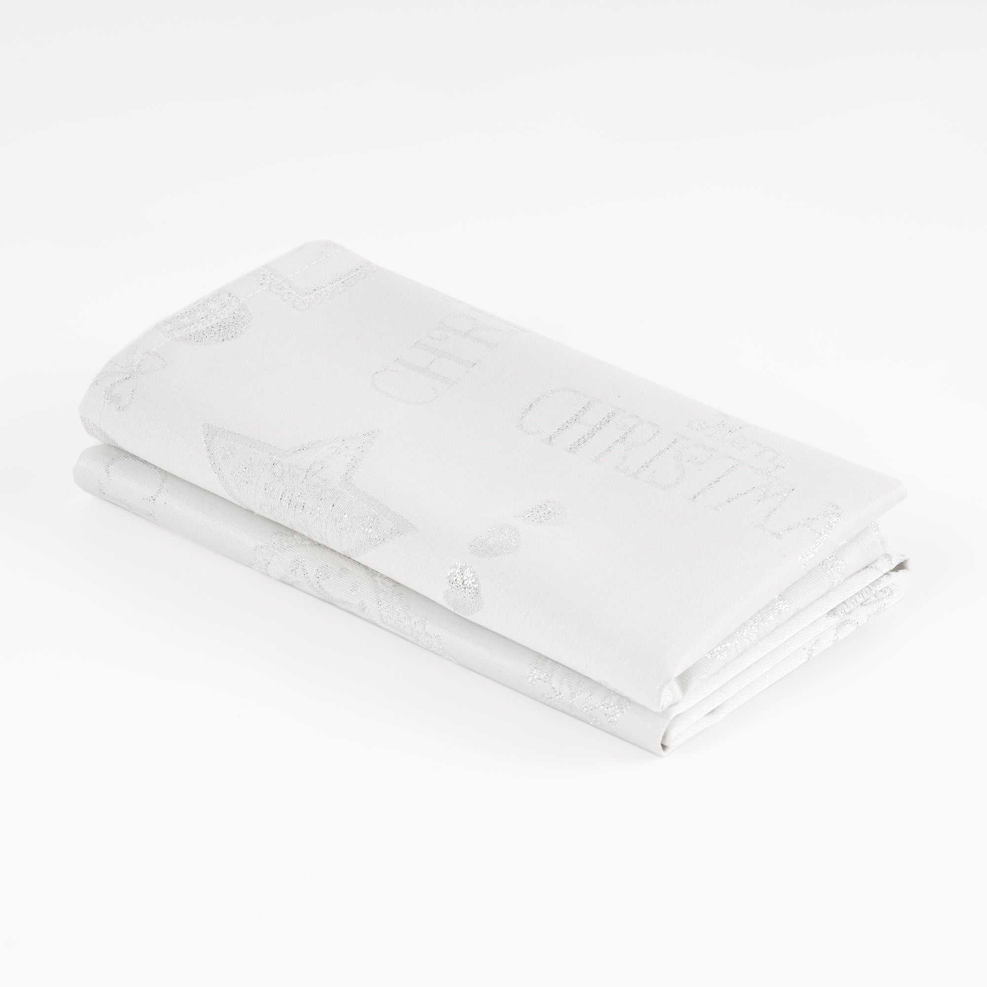 Pack de 2 unidades servilleta jacquard hilo plateado PSC4732A 45x45 cm