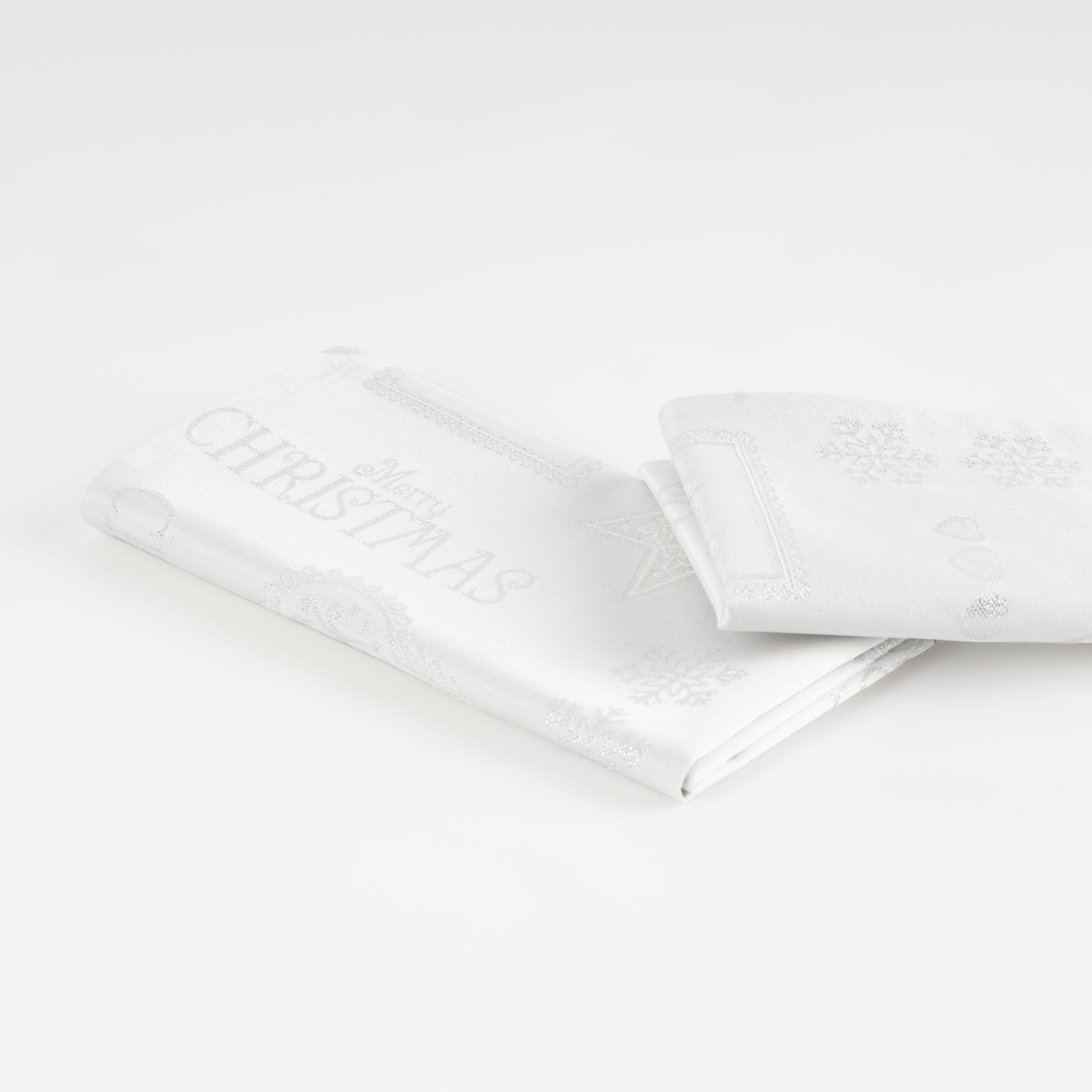 Pack de 2 unidades servilleta jacquard hilo plateado PSC4732A 45x45 cm