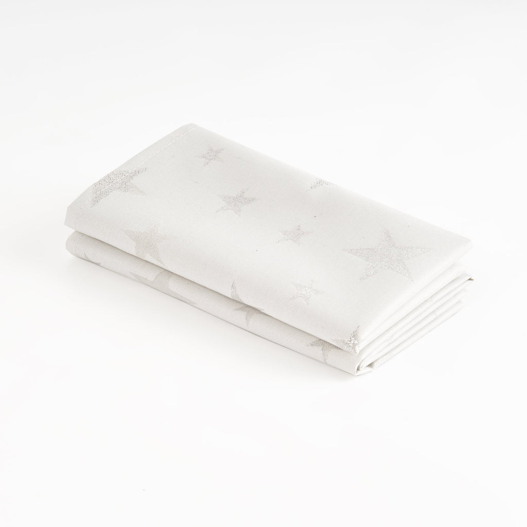 Pack de 2 unidades servilleta jacquard hilo plateado PSC4736A 45x45 cm